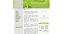 Desktop Screenshot of philipbauwens.be