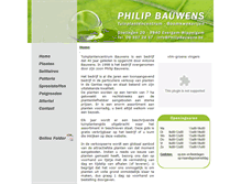 Tablet Screenshot of philipbauwens.be